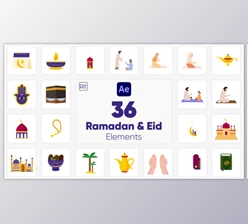 Download Ramadan & Eid Elements For After Effects (Videohive 44700176) - AE Project
