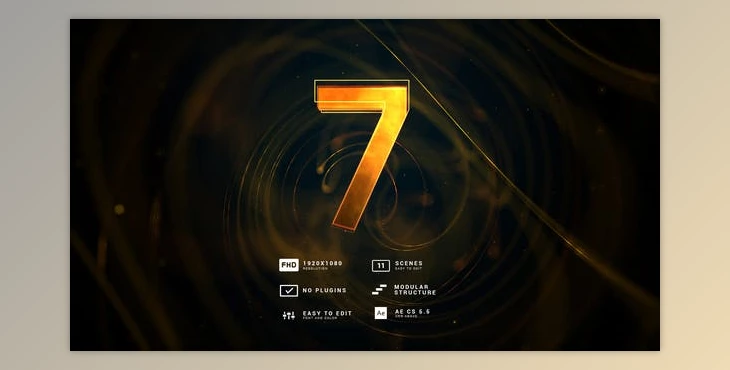 Download Countdown Lines and Particles (Videohive 29531543) - AE Project