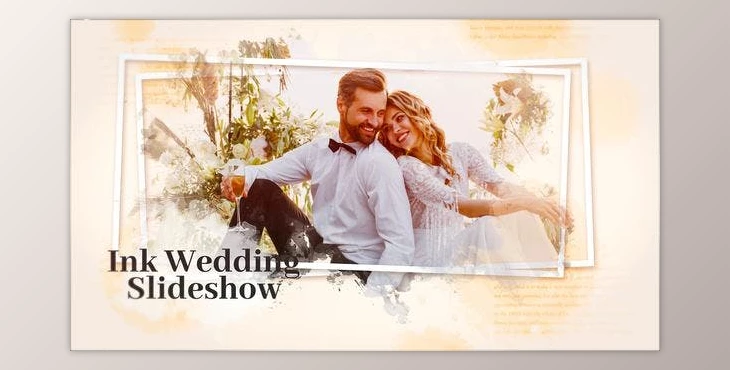 Download Ink Wedding Slideshow (Videohive 44736415) - AE Project