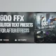 Download Motion Array 600 Glitch Text Presets