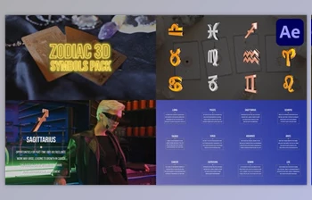 Download Zodiac 3D Symbols <span class='badge badge-warning'>Pack</span> for After Effects (<span class='badge badge-warning'>Videohive</span> 44697660) - AE Project