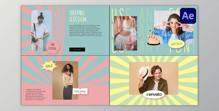 Download Retro Shopping Slideshow for After Effects (Videohive 44755577) - AE Project
