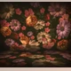 Download FOCUS with CA Nail – Vintage Floral Wall & Floor Digital Backgounds