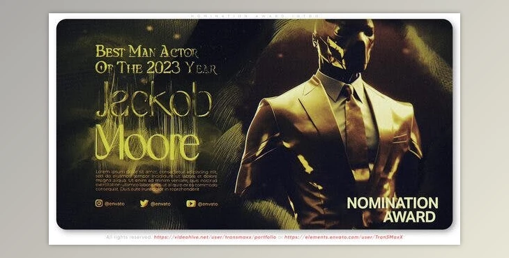 Download Nomination Award Intro (Videohive 44335121) - AE Project