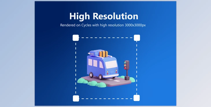 Download UI8 – Travel 3D Icon Pack