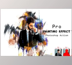 Download Pro Painting Effect Photoshop Action CreativeMarket - 14485324