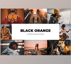 Download Creativemarket – BLACK ORANGE Lightroom Presets