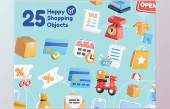 Download <span class='badge badge-warning'>UI8</span> – Shopping <span class='badge badge-warning'>3D</span> <span class='badge badge-warning'>Icons</span>