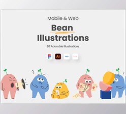 Download UI8 – Bean Illustrations