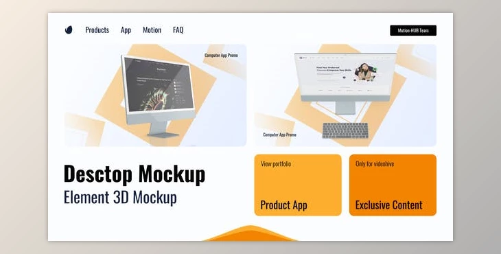 Download Website Desktop Mockup (Videohive 44836508) - AE Project