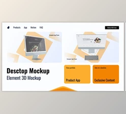 Download Website Desktop Mockup (Videohive 44836508) - AE Project