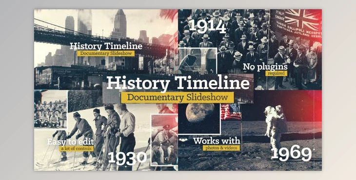 Download History Timeline (Videohive 44835749) - AE Project