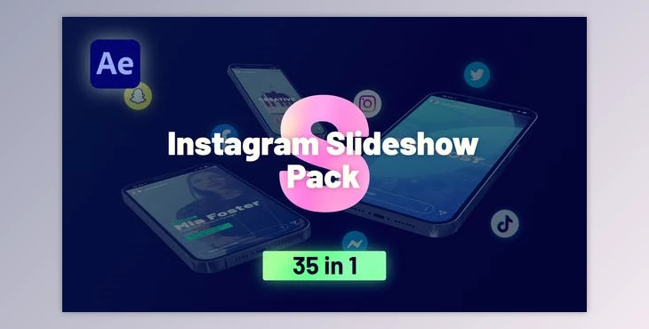 Download Instagram Slideshow Pack (Videohive 44916073) - AE Project