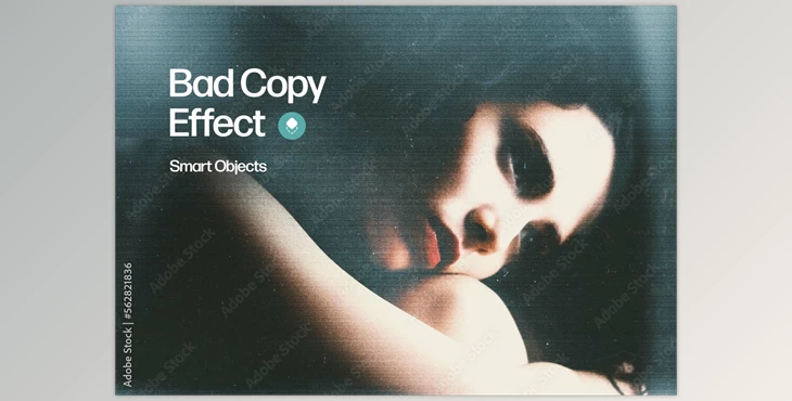 Download Bad Copy Photo Effect 562821836