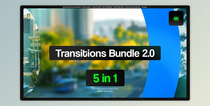 Download Transitions Bundle 2.0 (Videohive 44940560) - AE Project