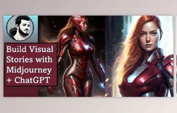 Download Use AI to Build Visual Stories with Midjourney + ChatGPT