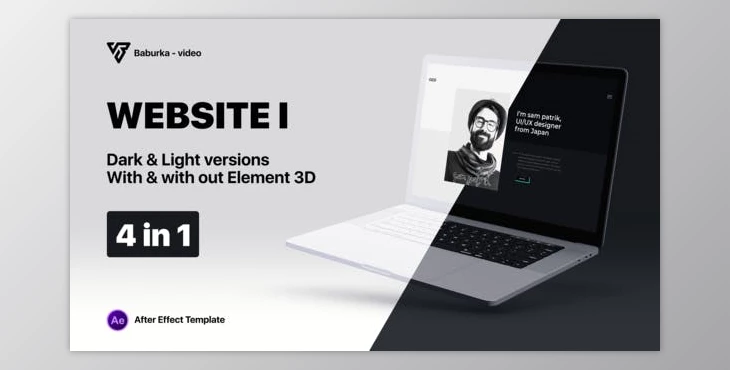 Download Website Presentation (Videohive 23215860) - AE Project
