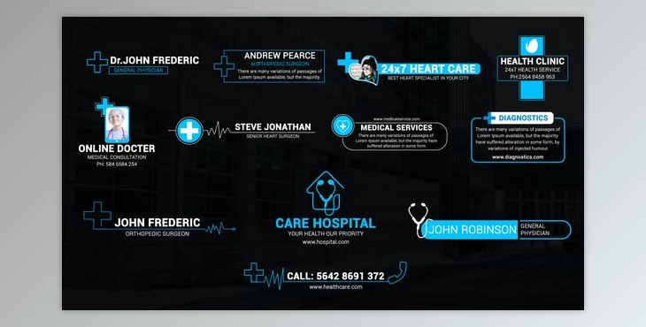 Download Medical Titles & Lower Thirds (Videohive 45048560) - AE Project
