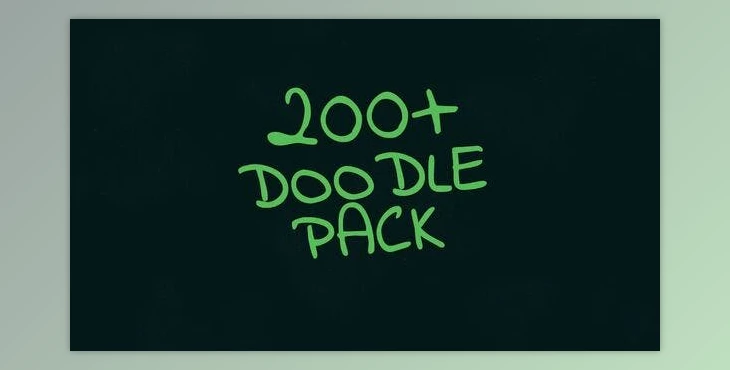 Download 200 Doodle Pack (Videohive 25559704) - AE Project