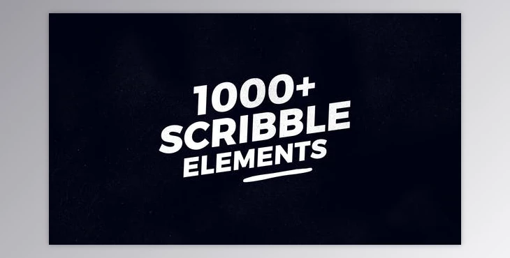 Download 1000 Scribble Elements (Videohive 21777834) - AE Project