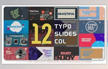 Download Typo Slides <span class='badge badge-warning'>Collection</span> (Videohive 44942178) - AE Project
