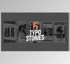 Download 5 Typo Stories (Videohive 45045657) - AE Project