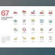 Download UI8 – 67 Car Service Icons ColorPop Series