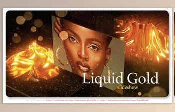 Download Liquid <span class='badge badge-warning'>Gold</span> Slideshow (Videohive 45074610) - AE Project