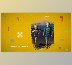 Download Games Of Pixels Slideshow (Videohive 23034004) - AE Project