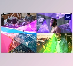 Download Glowing Triangular Transitions for After Effects (Videohive 44678228) - AE Project