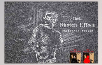 Download Choke Sketch Effect Photoshop <span class='badge badge-warning'>Action</span>