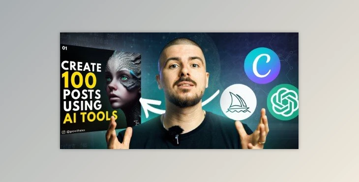 Download Create BATCH Instagram Graphics With AI & Canva (ChatGPT & Midjourney)