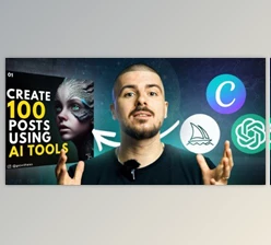 Download Create BATCH Instagram Graphics With AI & Canva (ChatGPT & Midjourney)