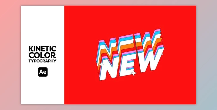 Download Kinetic Color Typography (Videohive 44893550) - AE Project