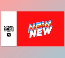 Download Kinetic Color Typography (Videohive 44893550) - AE Project