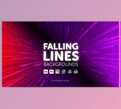 Download Falling Lines Backgrounds (Videohive 45103779) - AE Project