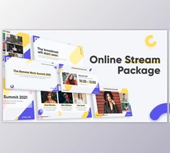 Download Online Stream Package / Webinar / Online Conference / School (Videohive 30365380) - AE Project