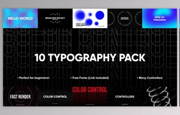 Download 10 Awesome Typography <span class='badge badge-warning'>Pack</span> | After Effects (<span class='badge badge-warning'>Videohive</span> 45056630) - AE Project
