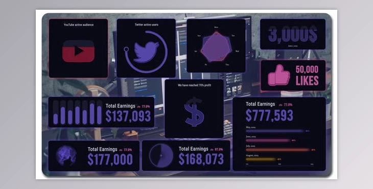 Download Social Media Infographics (Videohive 45153391) - AE Project