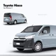 Download Toyota Hiace Van Mockup GraphicRiver - 34961426