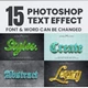 Download 15 Photoshop Editable 3d Text Effect Style Pack GraphicRiver - 44461597
