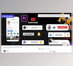 Download YouTube Subscribe Like Notification Pack (Videohive 29192345)