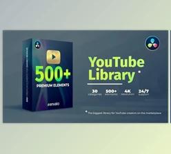 Download YouTube Pack – DaVinci Resolve (Videohive 34618972)