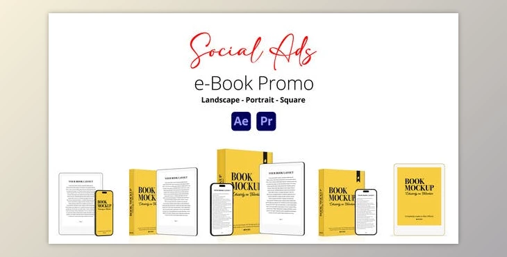 Download e-Book Promo Social Ads (Videohive 45176647) - AE Project