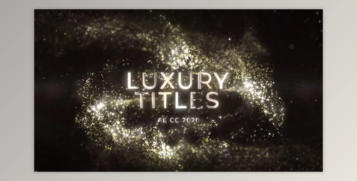 Download Gold Luxury Titles (Videohive 45221486) - AE Project