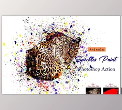 Download Animals Speckles Paint PS Action CreativeMarket - 15943404