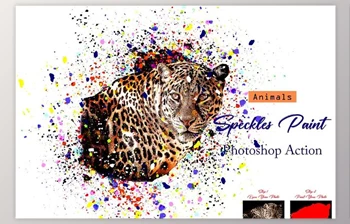 Download Animals Speckles Paint <span class='badge badge-warning'>PS</span> Action CreativeMarket - 15943404