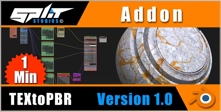 Download Blender Market – Textopbr / Textures To Pbr In 1 Click 1.0