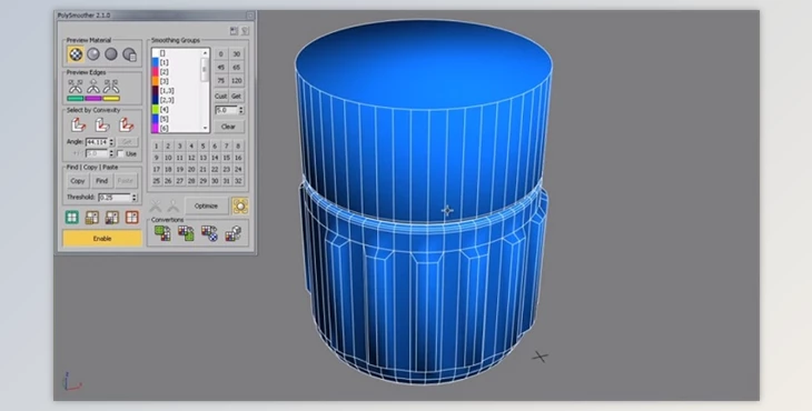 Download PolySmoother v2.6.4 for 3Ds Max 2016-2025