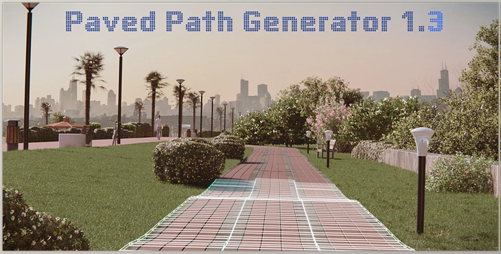Download Blender Market – Paved Path Generator v1.3